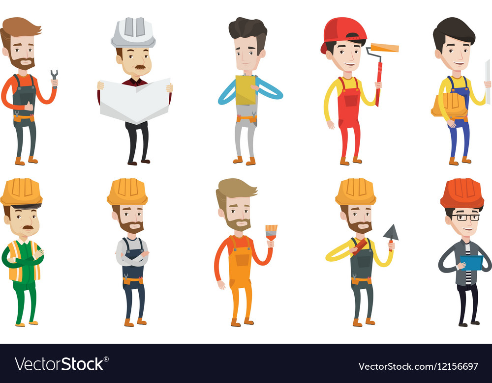 Set of constructors and builders characters