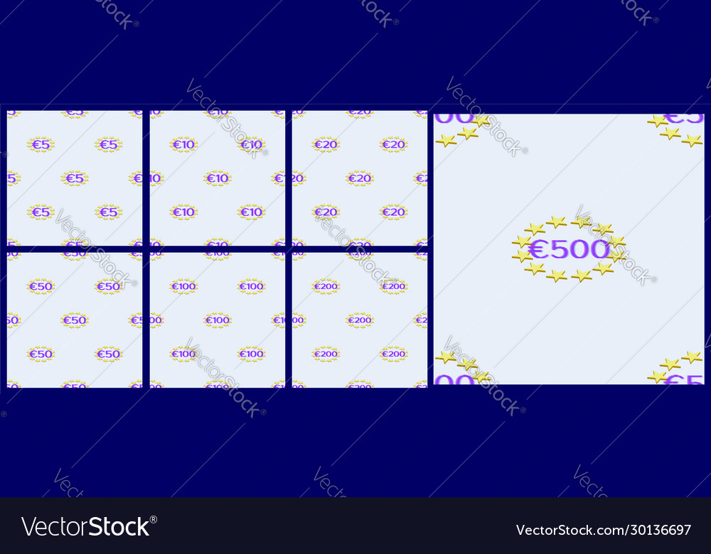 Set seamless patterns without a mask fuzzy vector image Set seamless patterns without a mask fuzzy