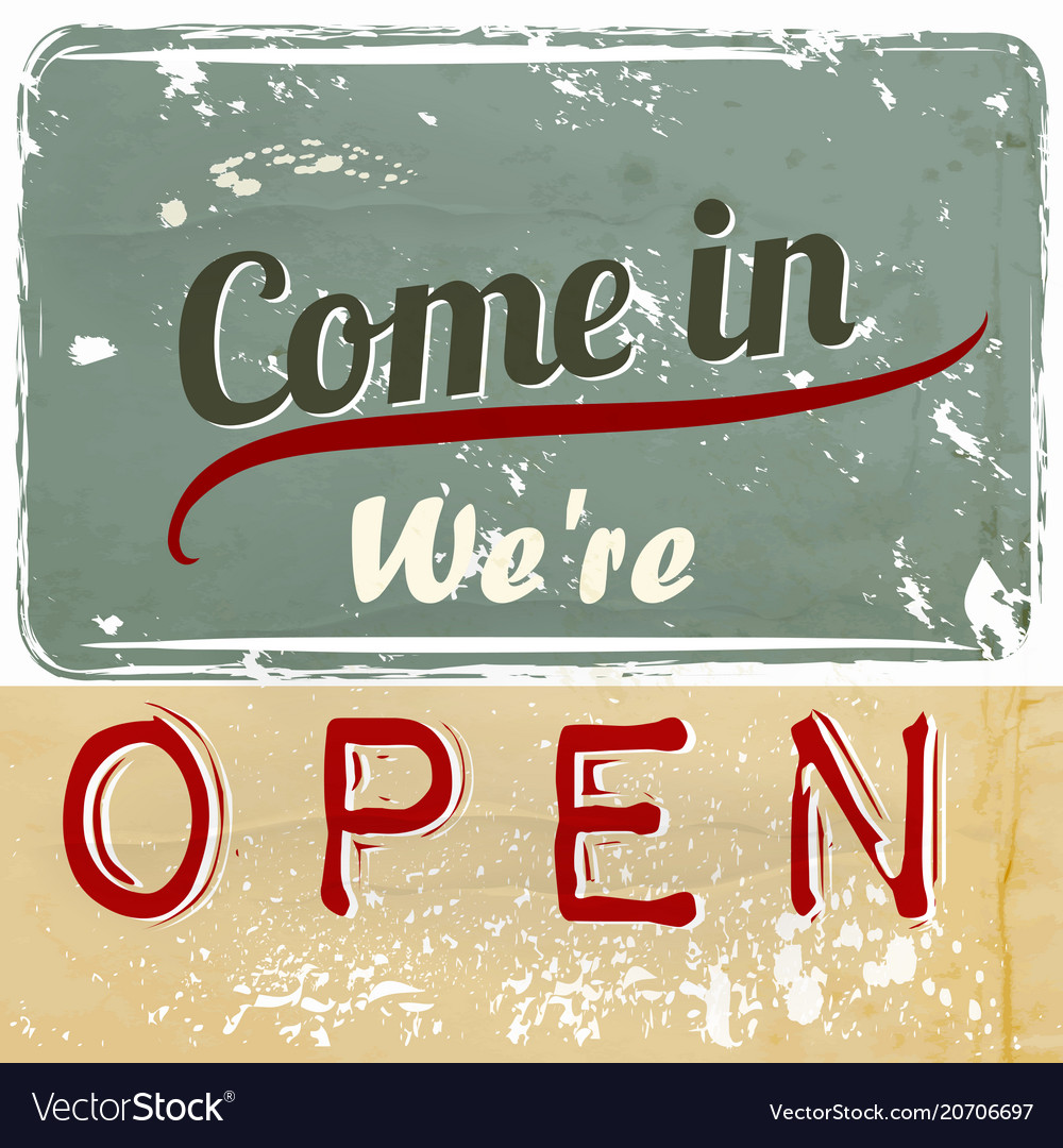 Retro open