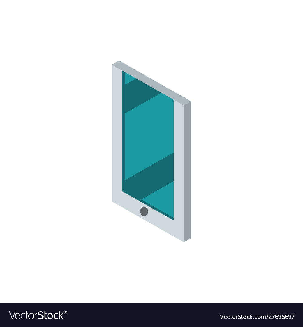 Smartphone device gadget technology icon isometric