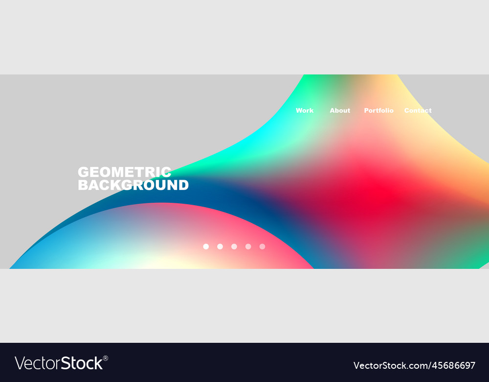 Trendy simple circle gradient abstract background