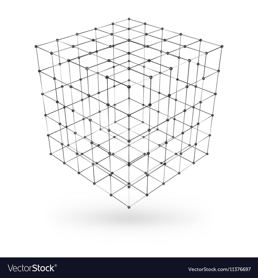 Wireframe Cube Geometry