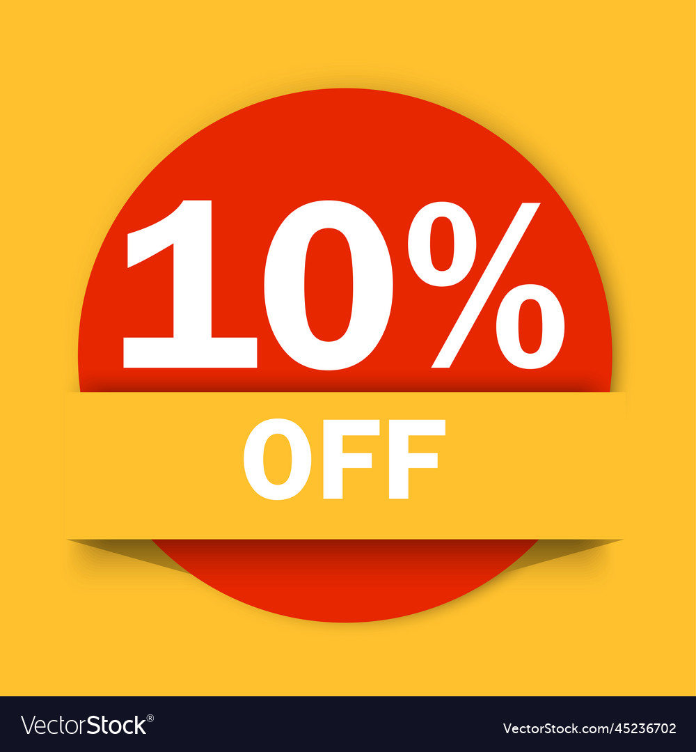 10 percent off ten discount