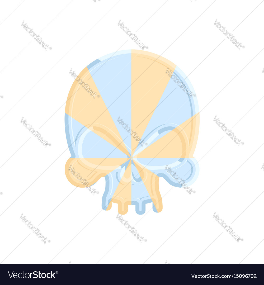 Caramel skull sweet skeleton head halloween scary