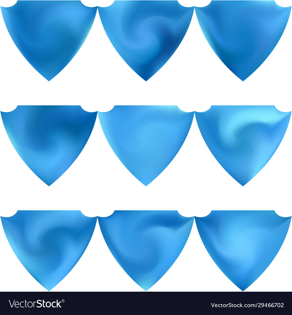 Gradient background in form a shape vector image Gradient background in form a shape