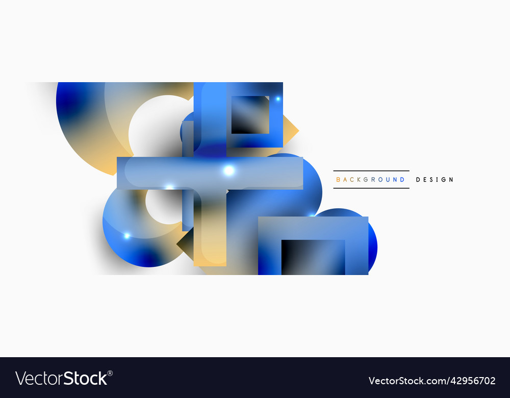 Minimal geometric abstract background primitive