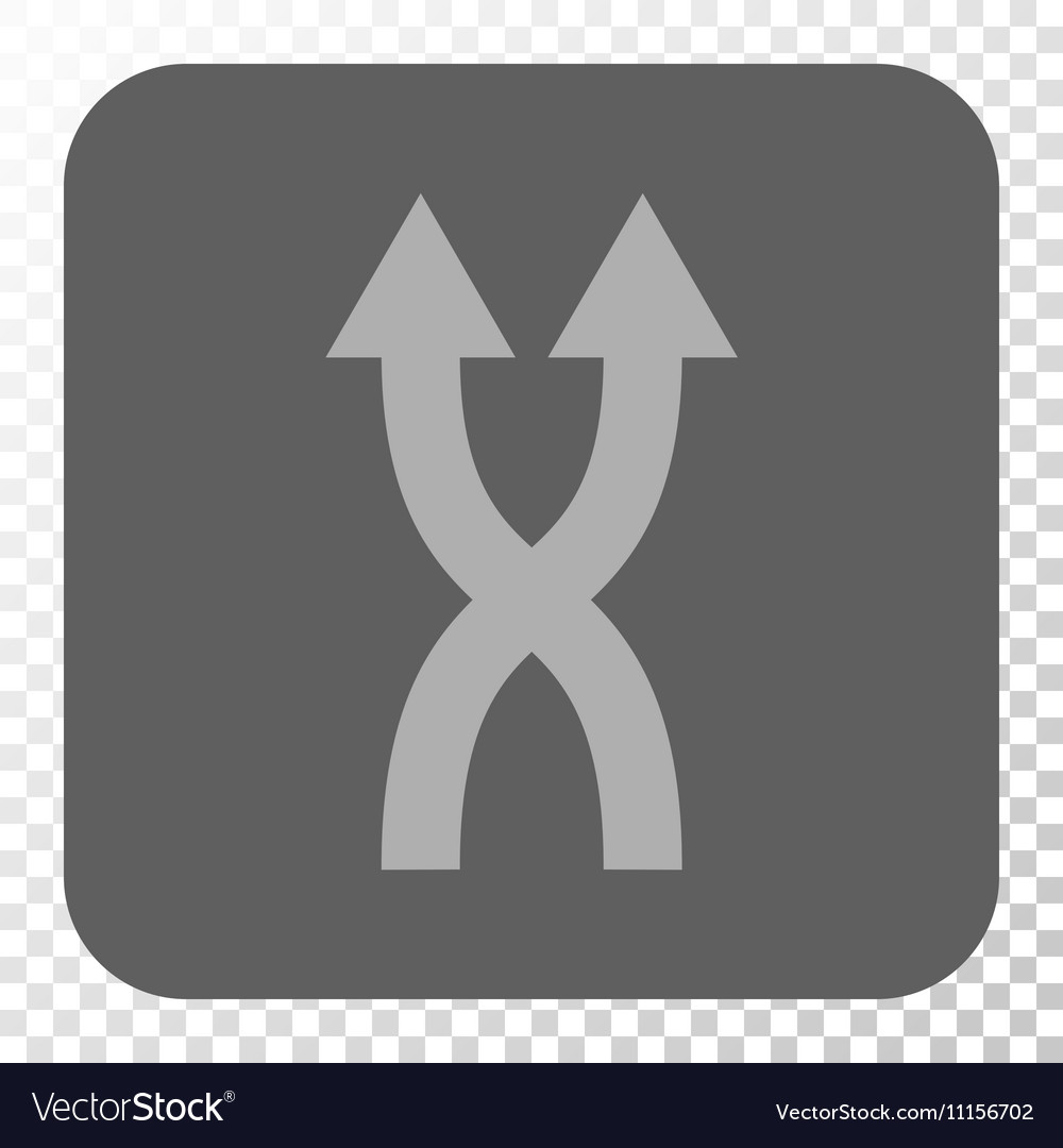 Shuffle arrows up rounded square button