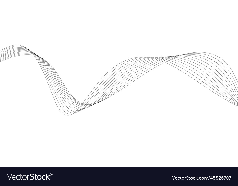 Abstract wave element for design digital Vector Image Abstract wave element for design digital