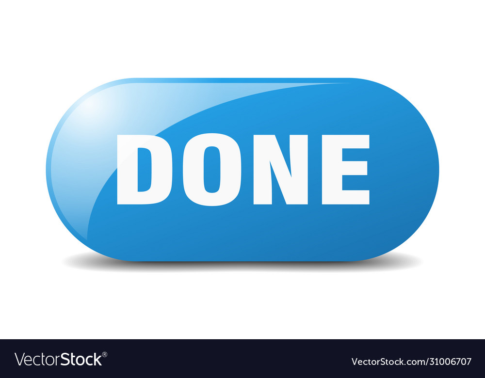 Done button sign key push