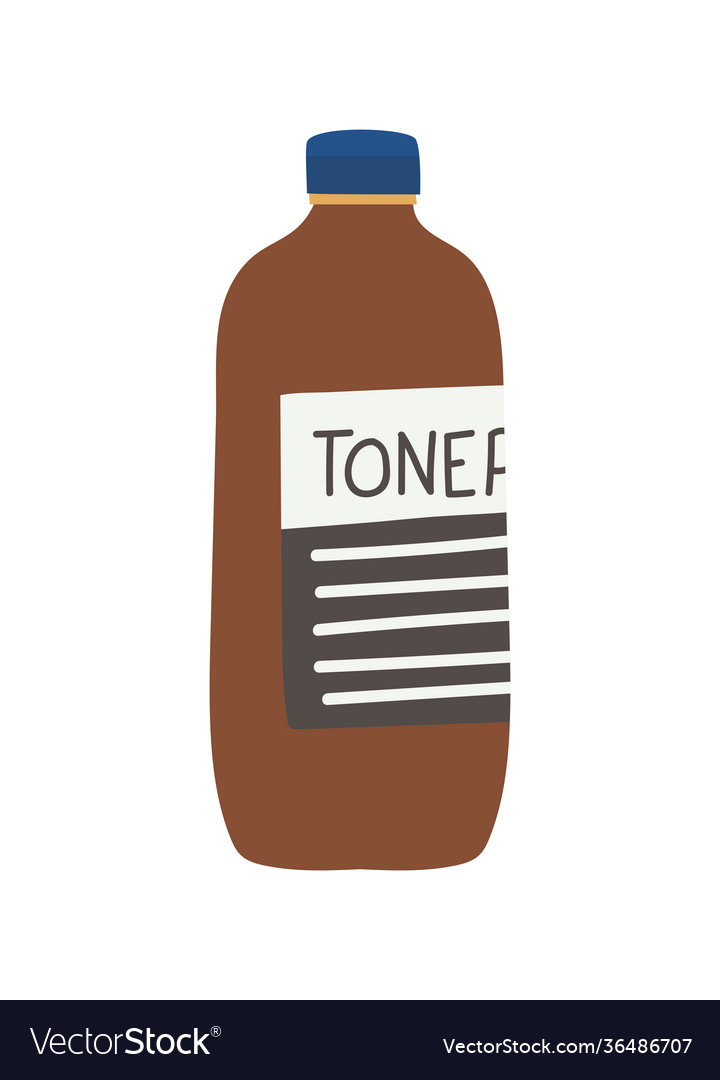 Facial tonic over a white background