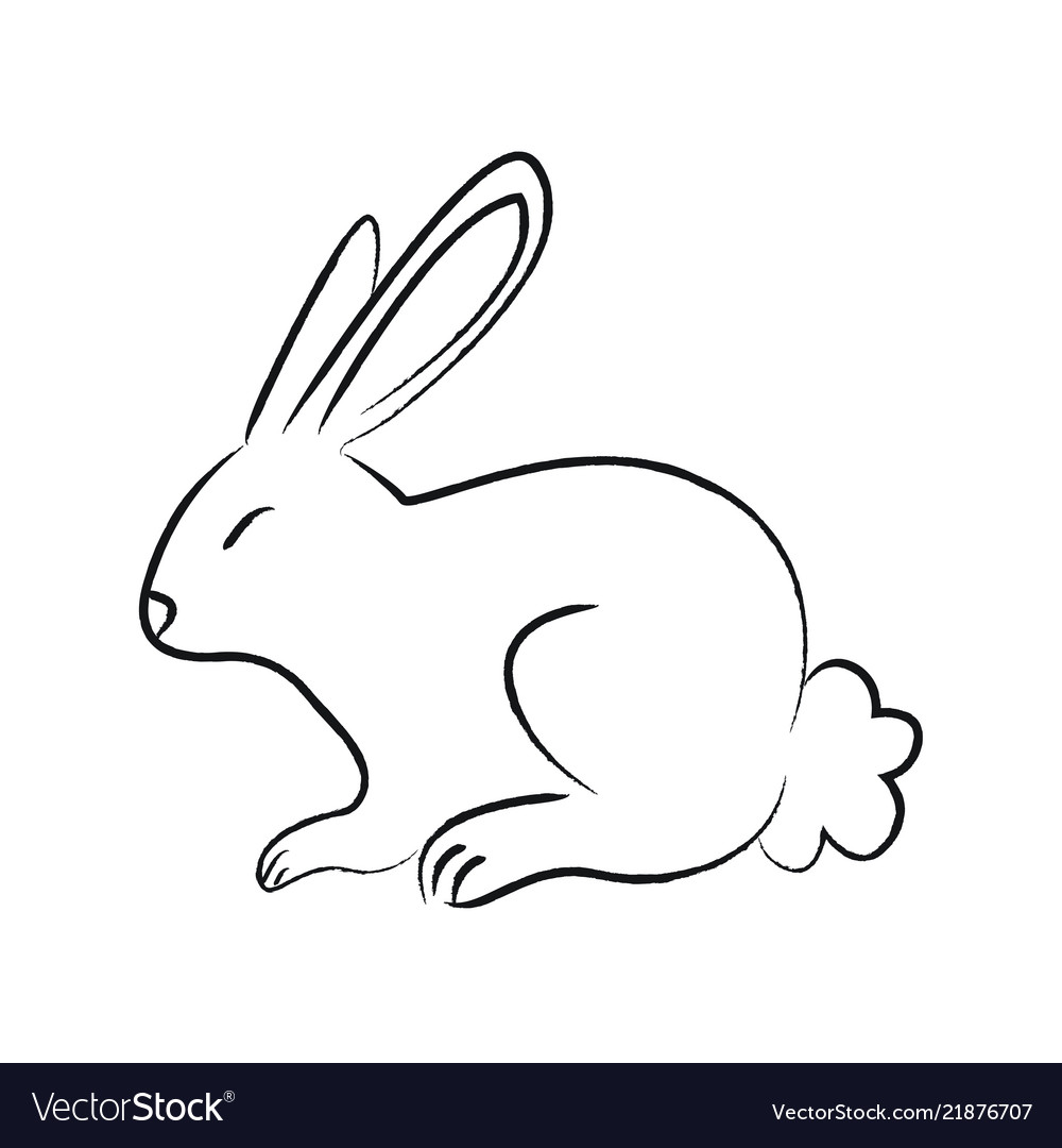 Free Free Bunny Svg Outline 654 SVG PNG EPS DXF File