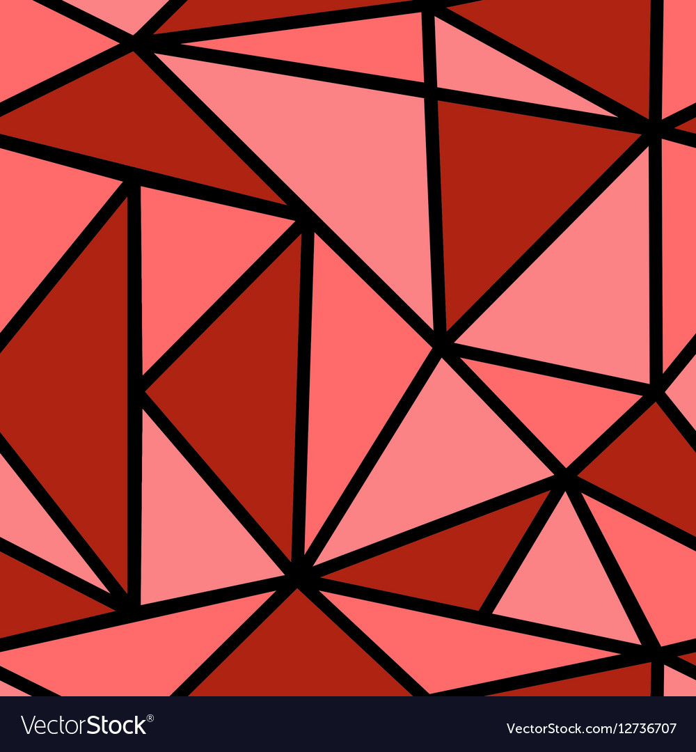 Pattern with red triangle
