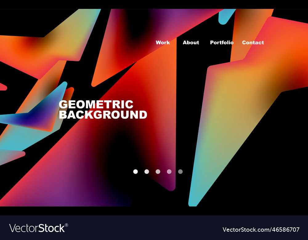 Shards shape composition abstract background web