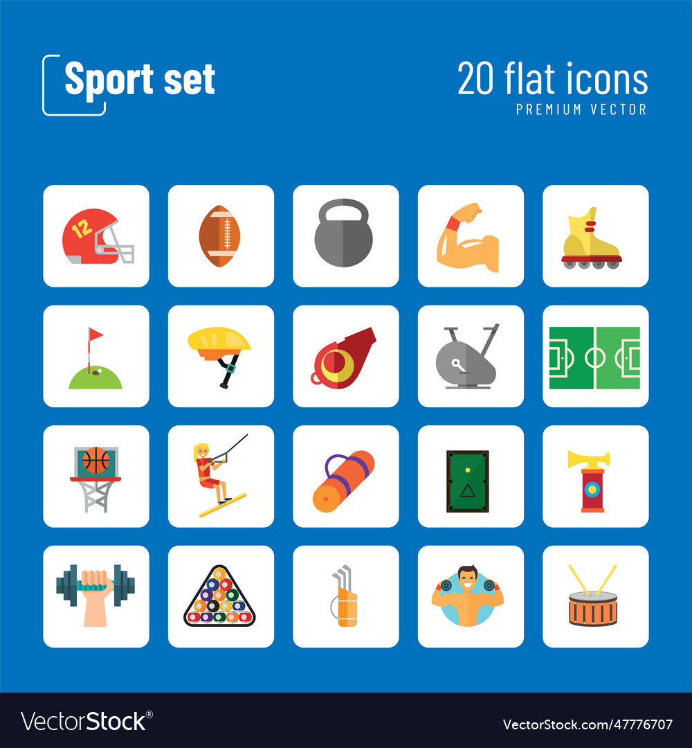 Sport icons set