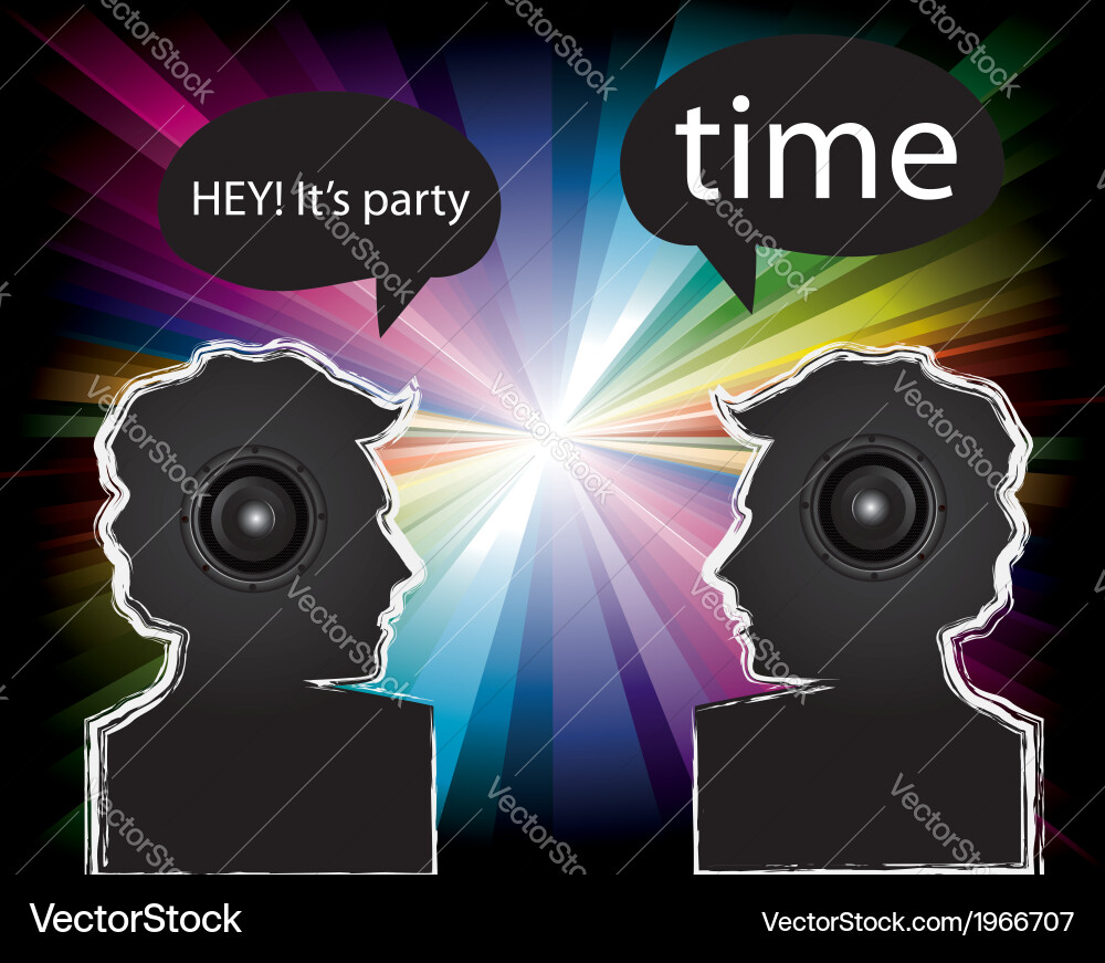 Two man Royalty Free Vector Image - VectorStock