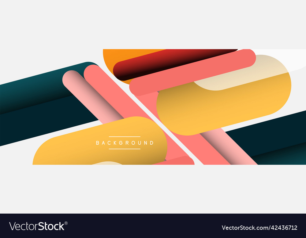 Abstract background round shapes lines