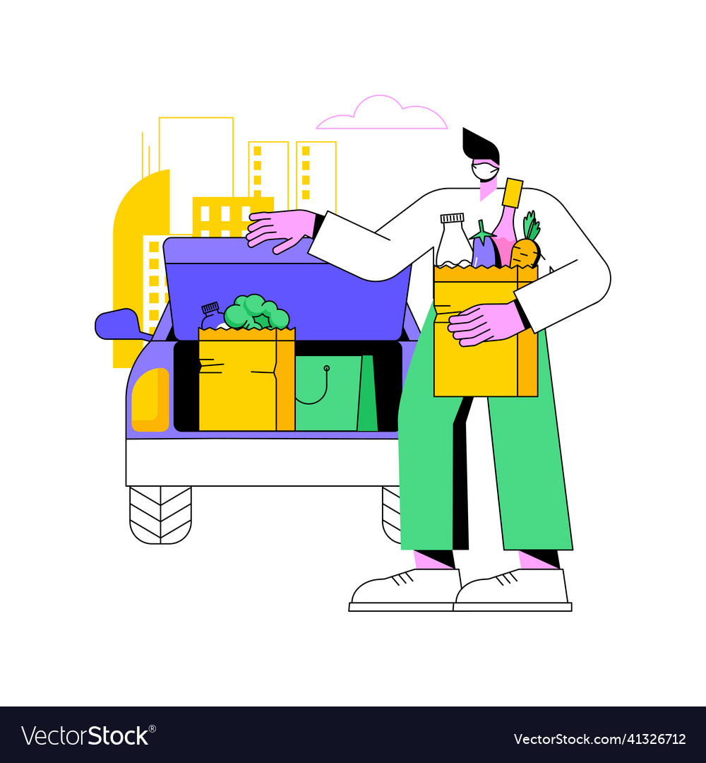 Call for load products abstract concept Vector Image Call for load products abstract concept