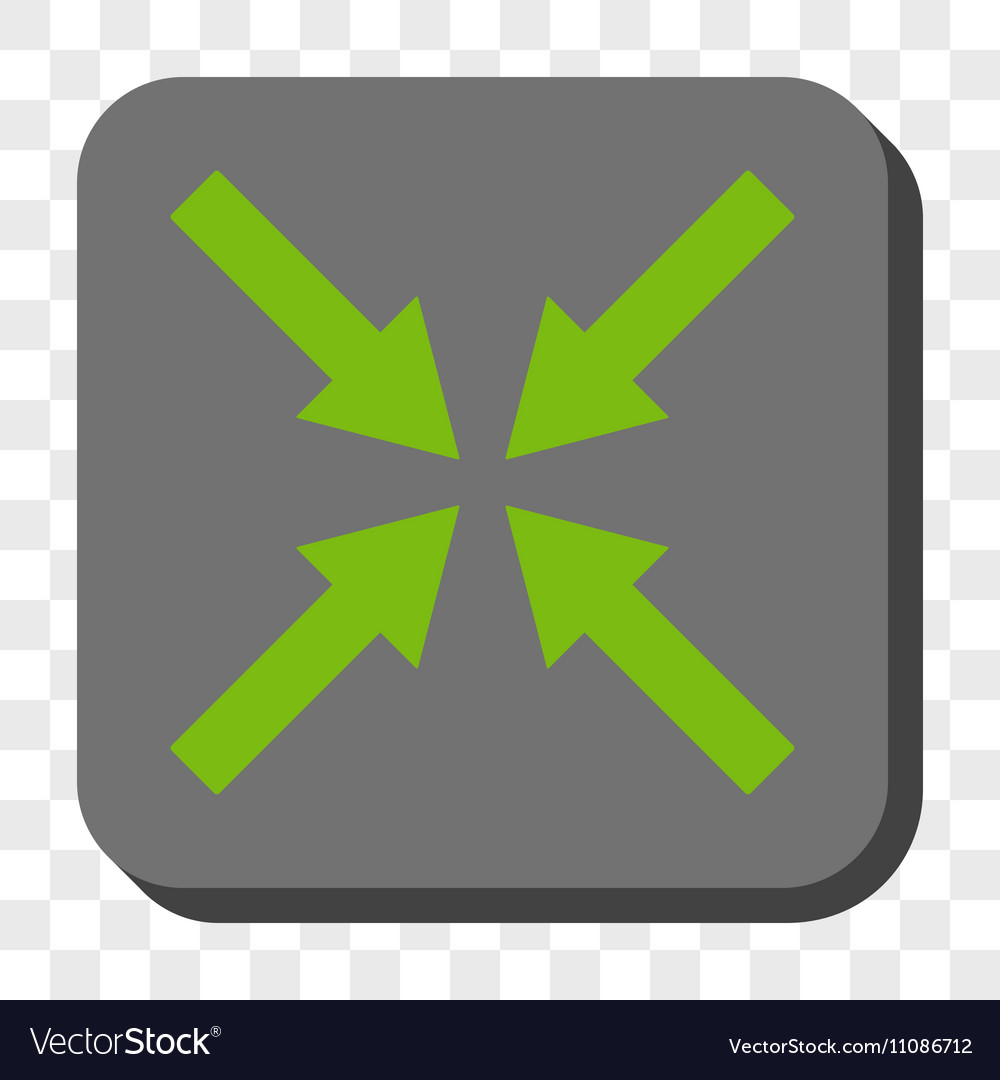 Center arrows rounded square button