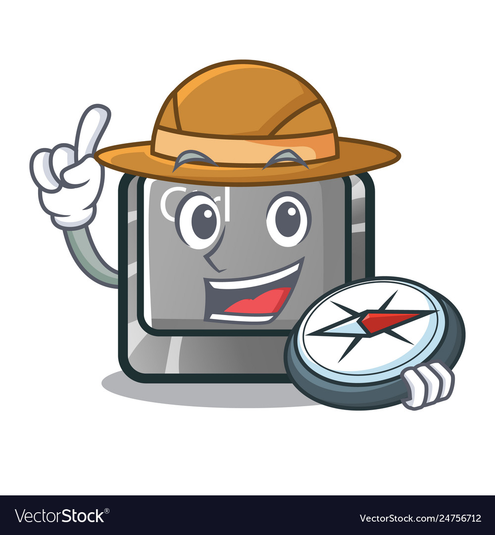 Explorer character ctrl button attached