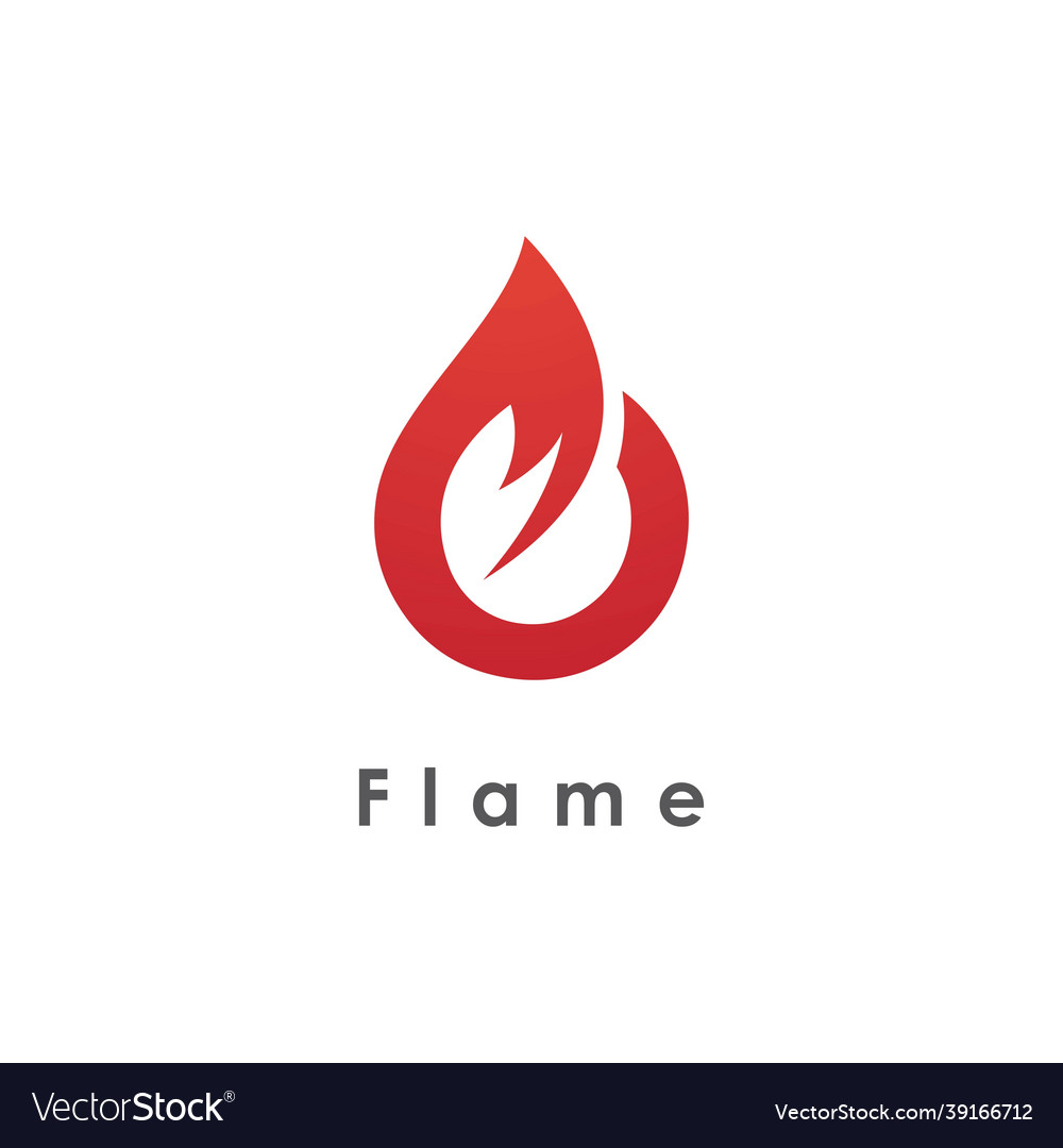 Fire flame Royalty Free Vector Image - VectorStock