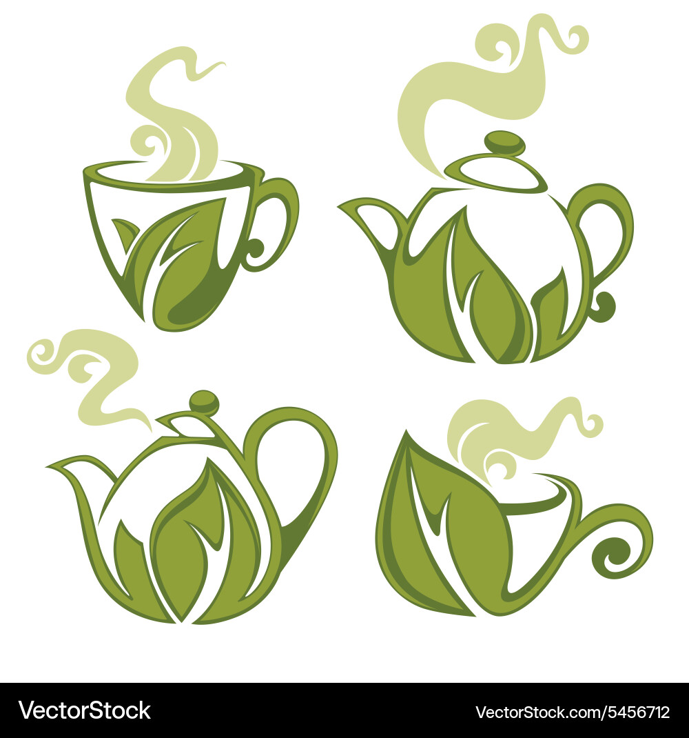Green tea Royalty Free Vector Image - VectorStock