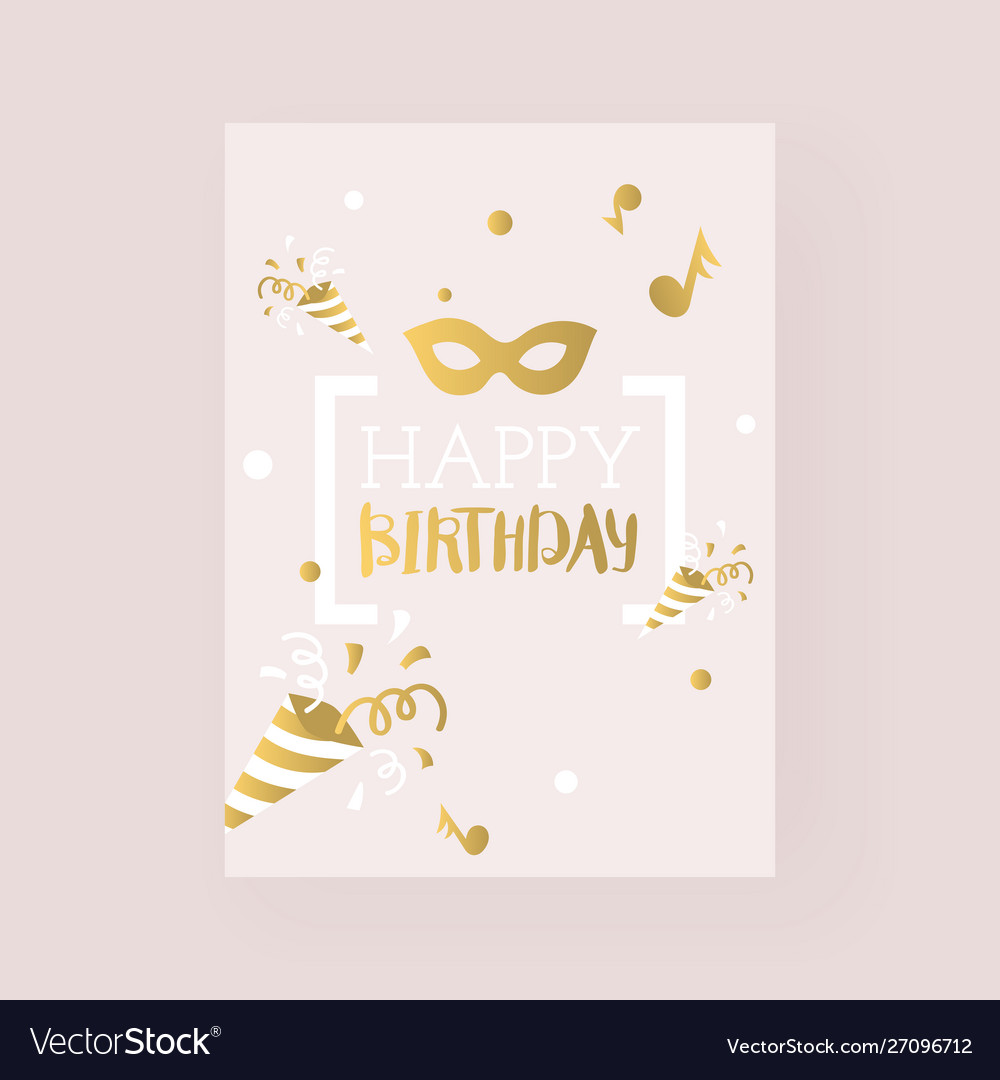 Happy birthday greeting card