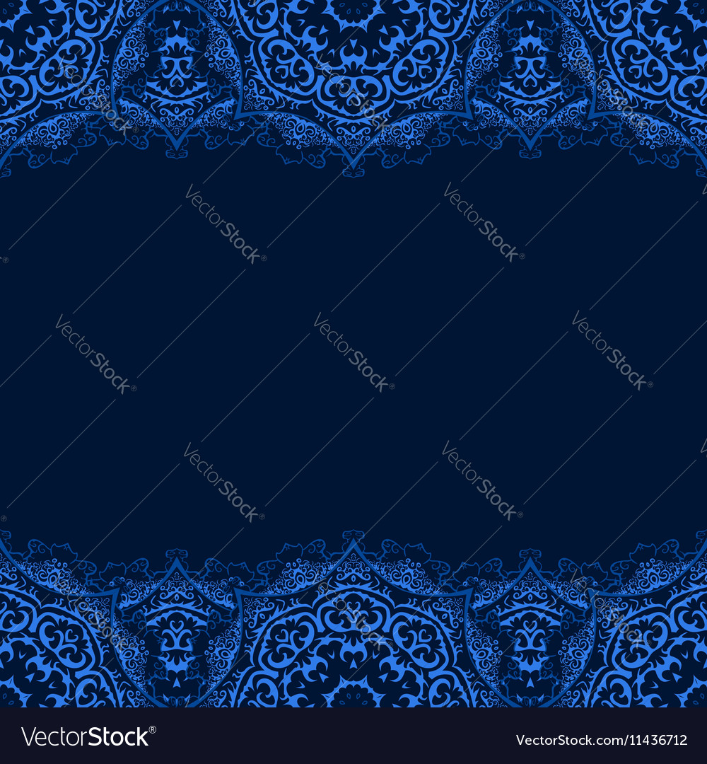 Horizontal border with copy space