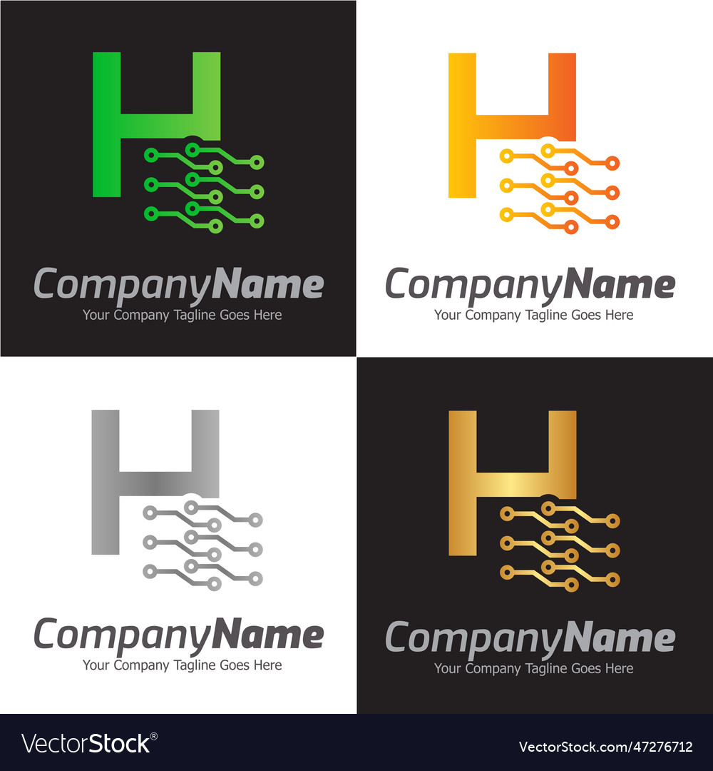 Programming code and technology logo template