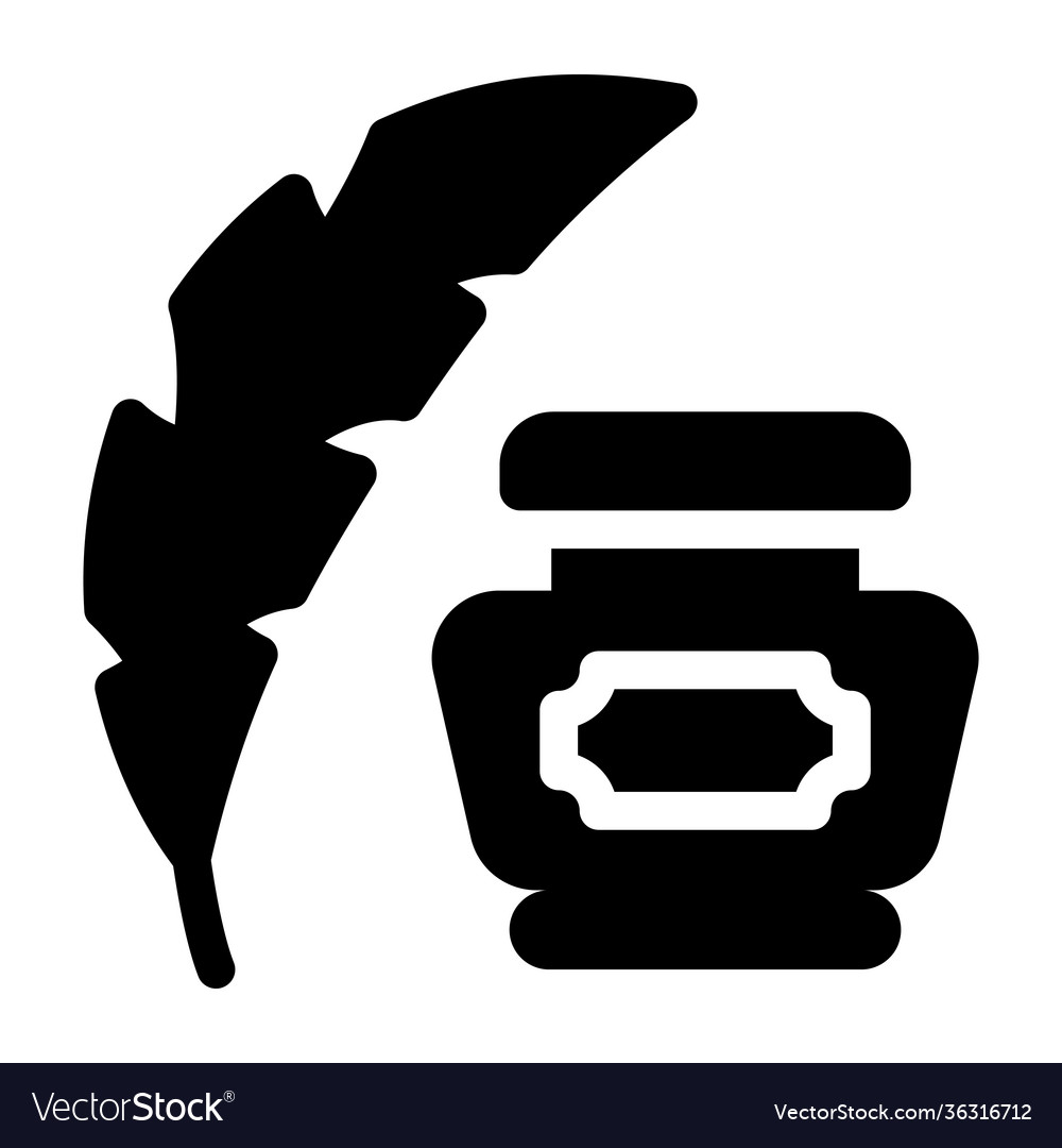 Quill pen Royalty Free Vector Image - VectorStock