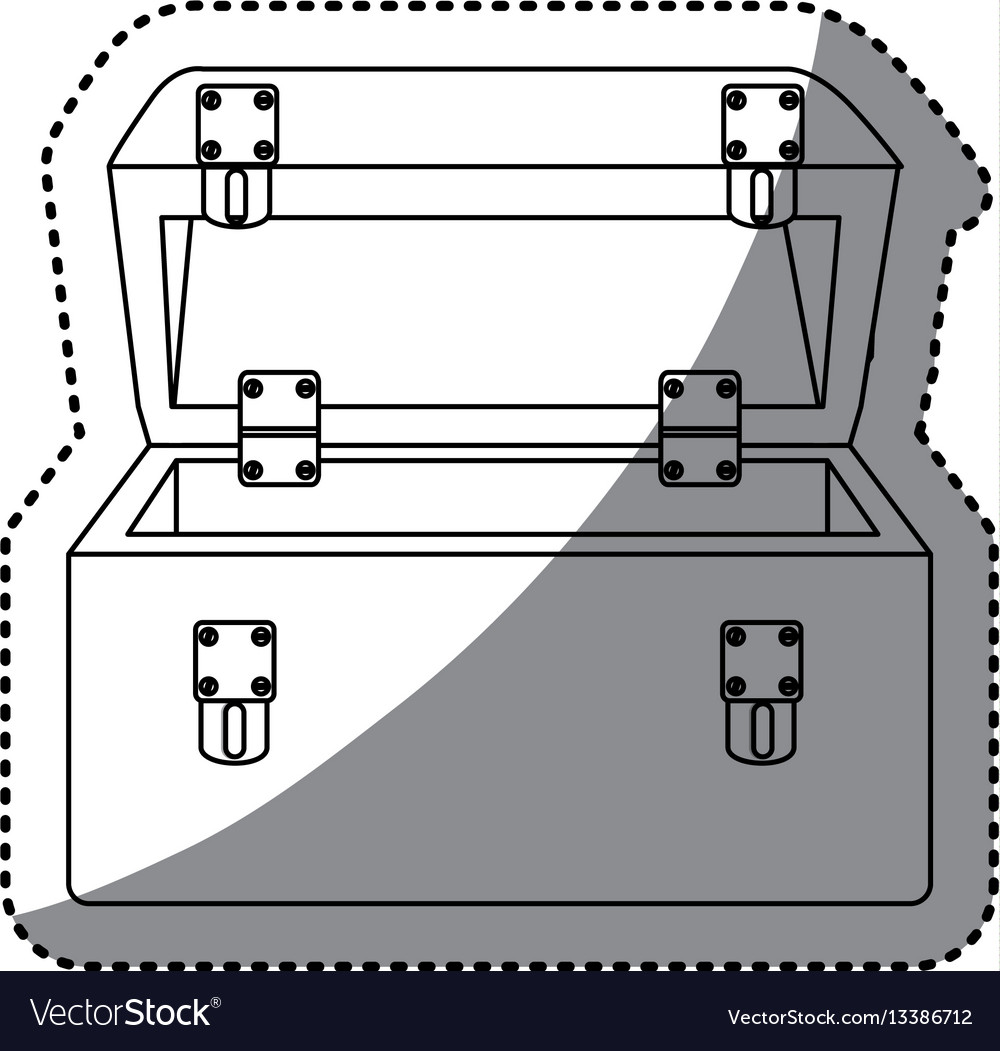 Sticker silhouette shading tool box