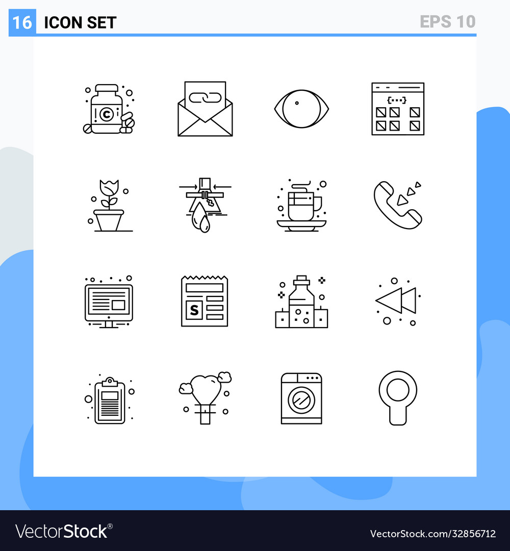 User interface pack 16 basic outlines