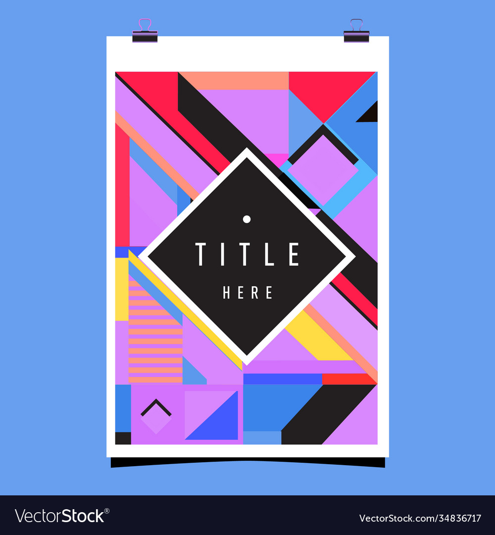 Abstract colorful geometric pattern background