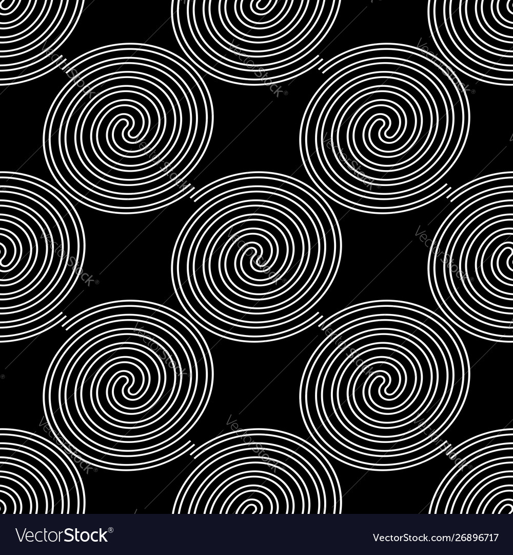 Design seamless spiral pattern Vector Image Design seamless spiral pattern