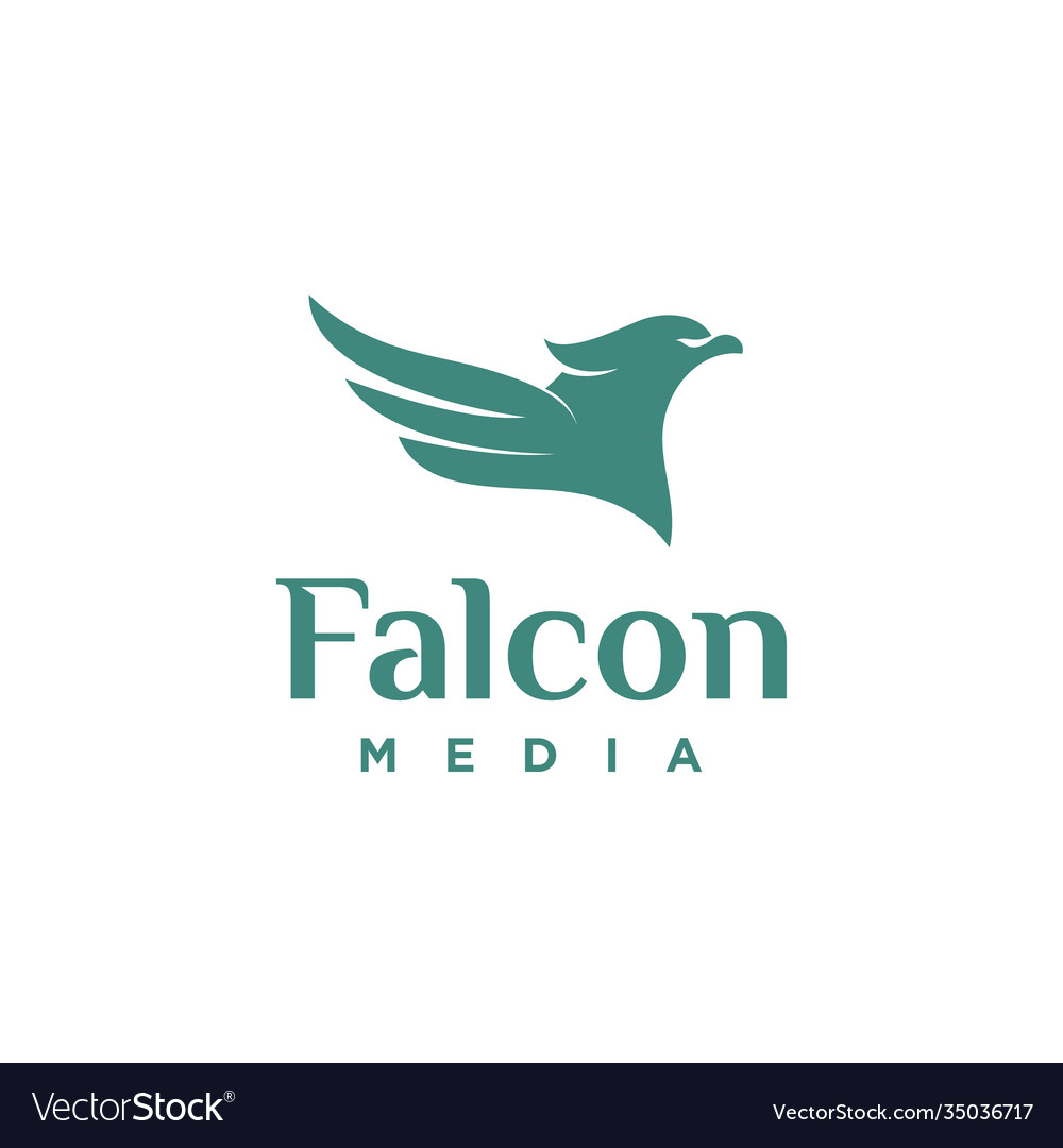 Eagle logo design abstract logo design Royalty Free Vector