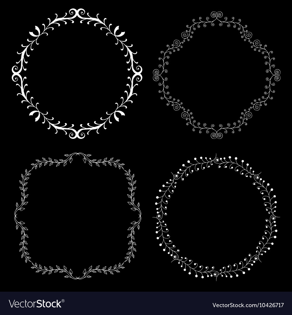 Frame icon set