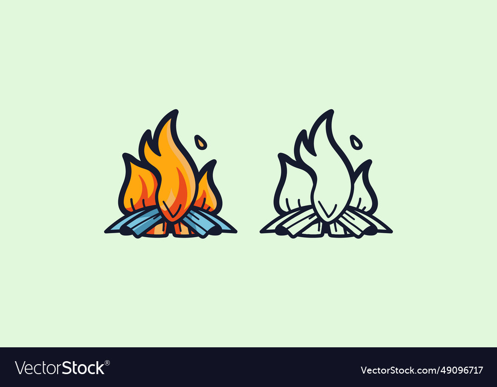 Marshmallow roast kit Royalty Free Vector Image