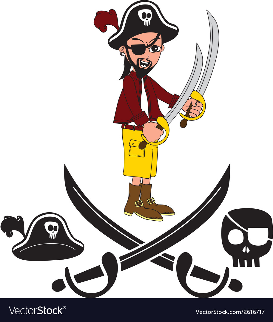 Pirates Royalty Free Vector Image - VectorStock