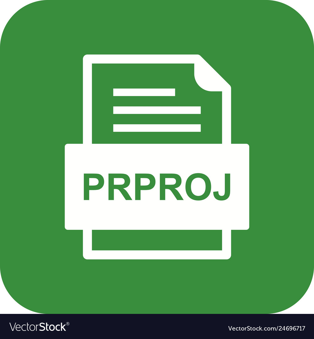 Prproj file document icon