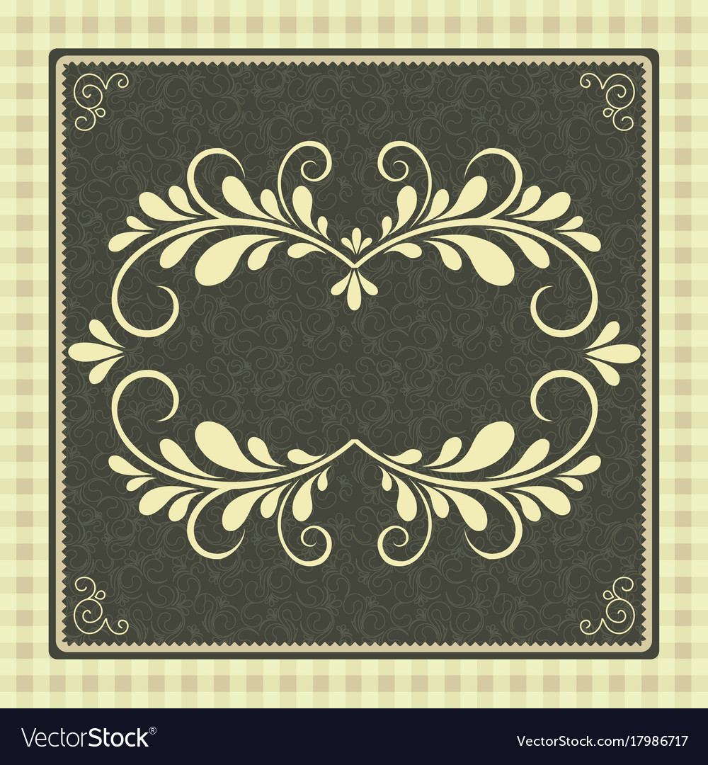 Royal Template mit ornate Hintergrund