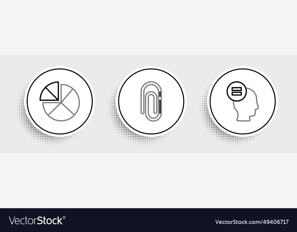 Set line calculation graph schedule chart diagram vector image Set line calculation graph schedule chart diagram