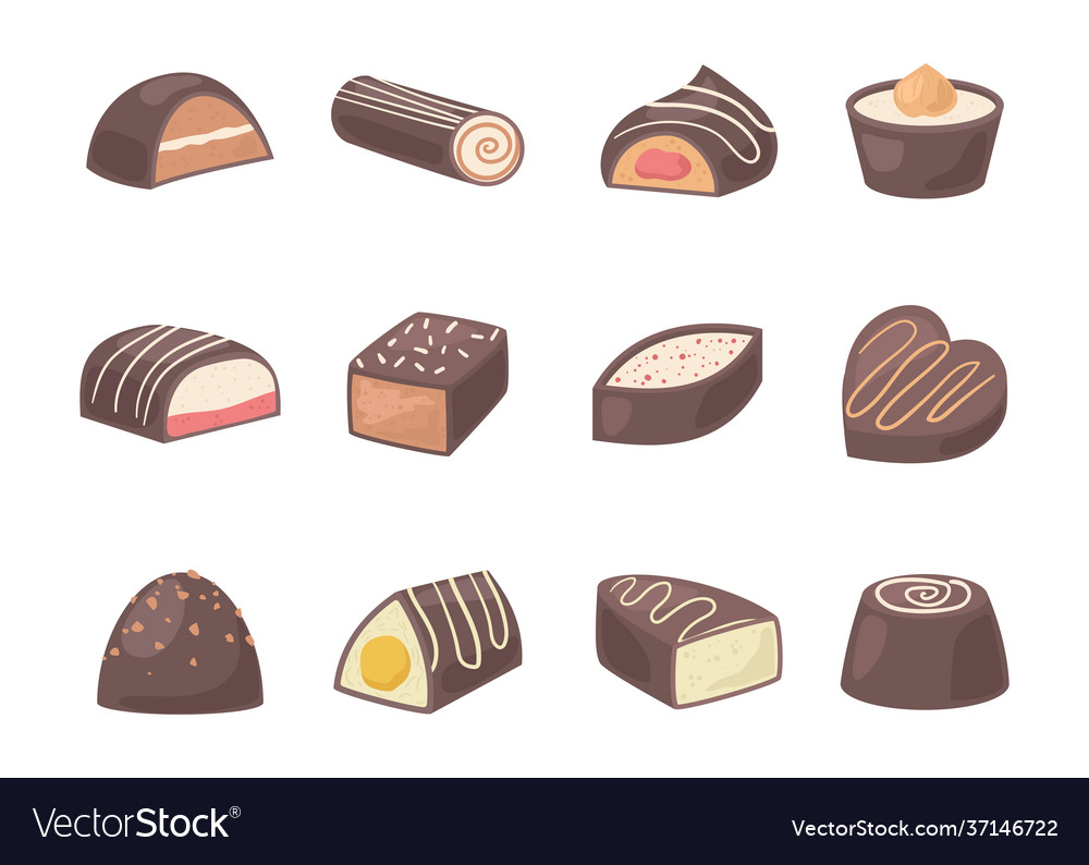 Colorful Bonbon Icon Set