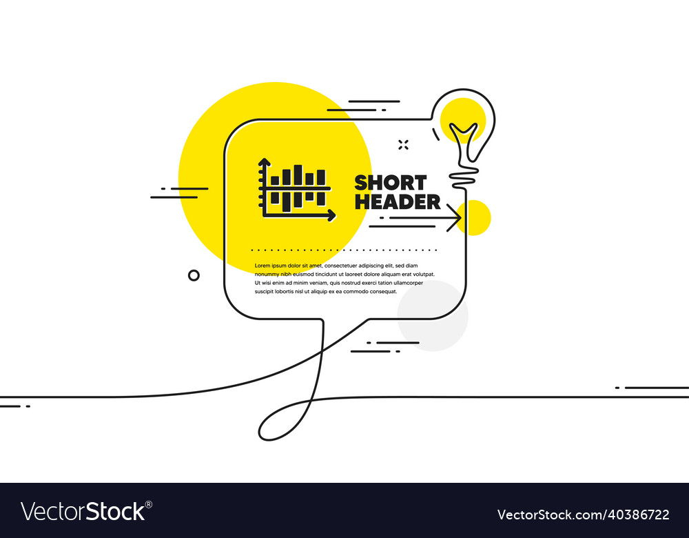 Diagram chart icon column graph sign