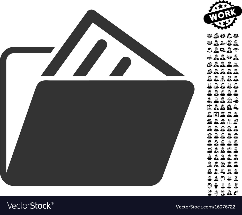 Document Folder Icon - Business