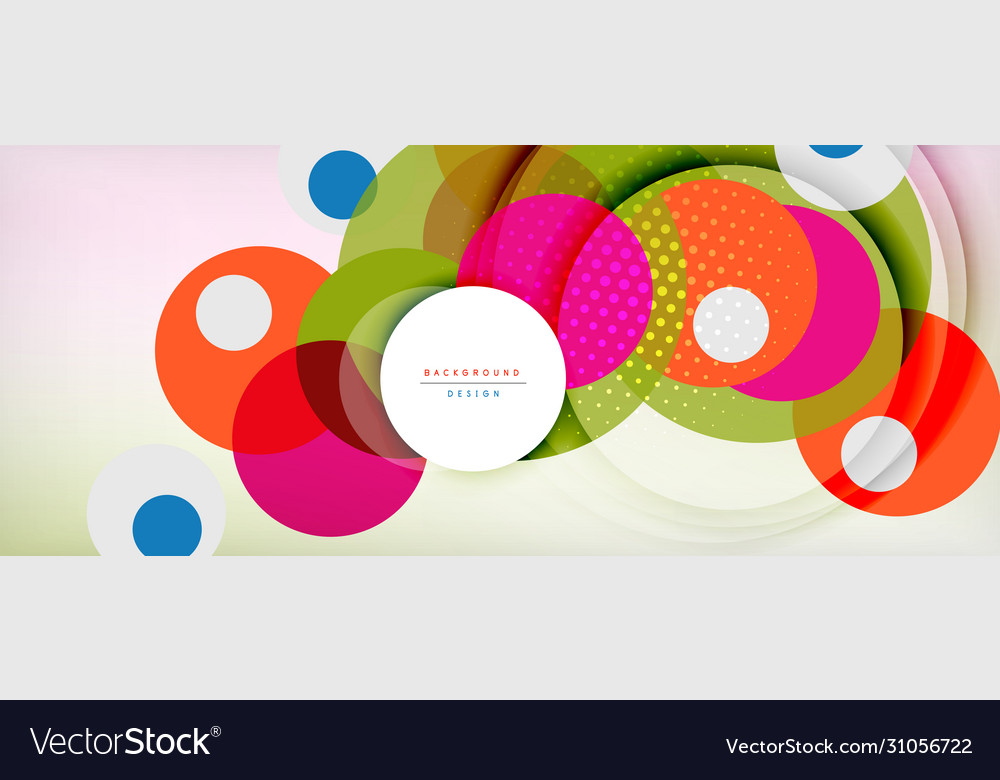 Dynamic Circle Abstract Background