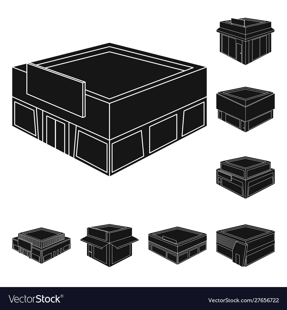 Isolated object and house symbol set