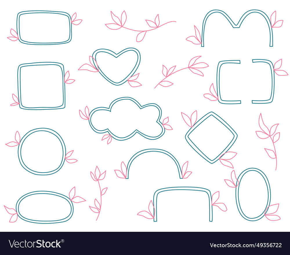 Leafy Circle Frame Border