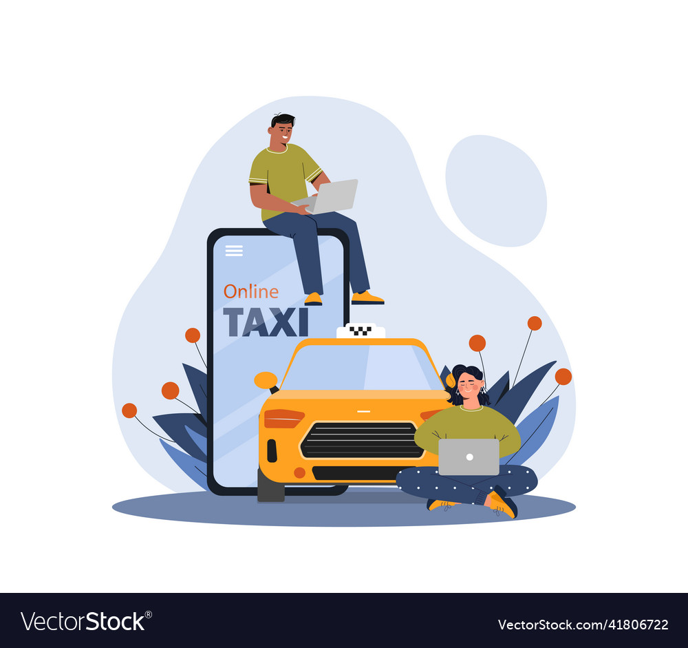 Online taxi concept