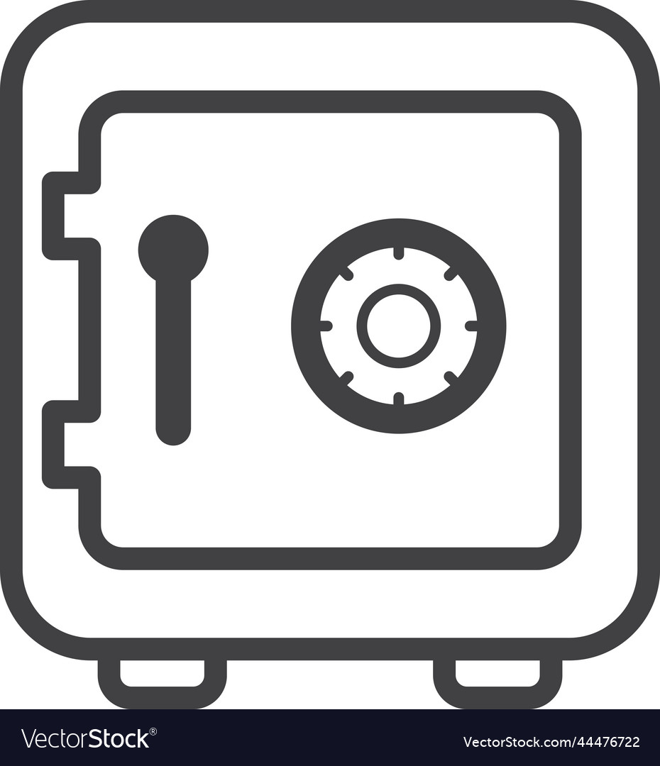 Safe box in minimal style