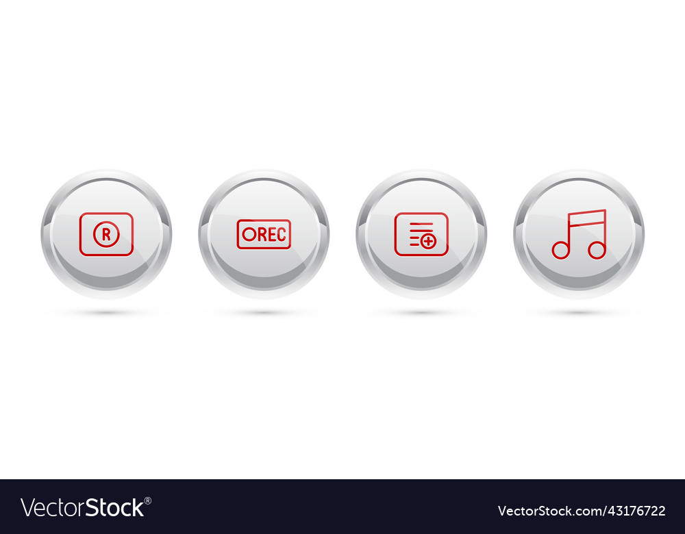 Set line record button add playlist and music