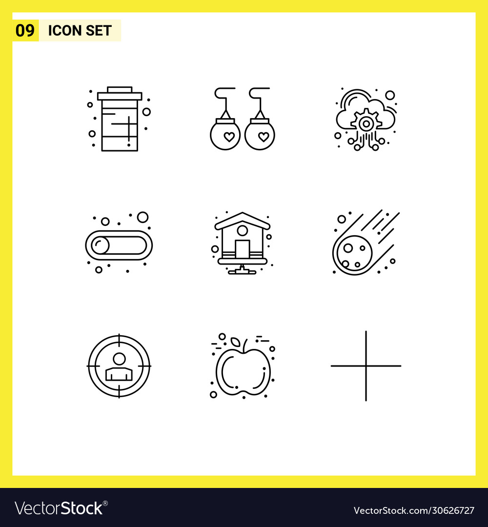 9 universal outlines set for web and mobile